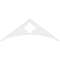 Ekena Millwork Pitch Turner Architectural Grade PVC Gable Pediment, 72"W x 27"H x 1"P (9/12) GPP072X027X100TUR - alternate 4